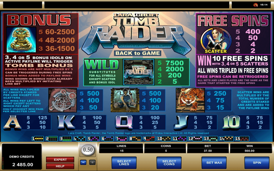 Tomb Raider Game Screenshot